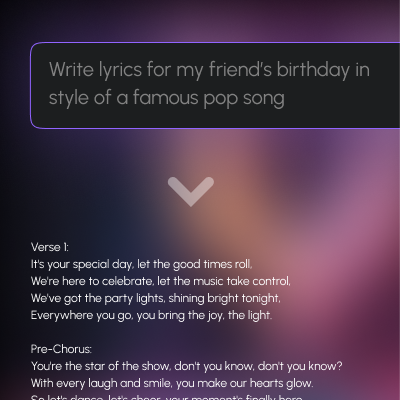 AI Lyrics Writer